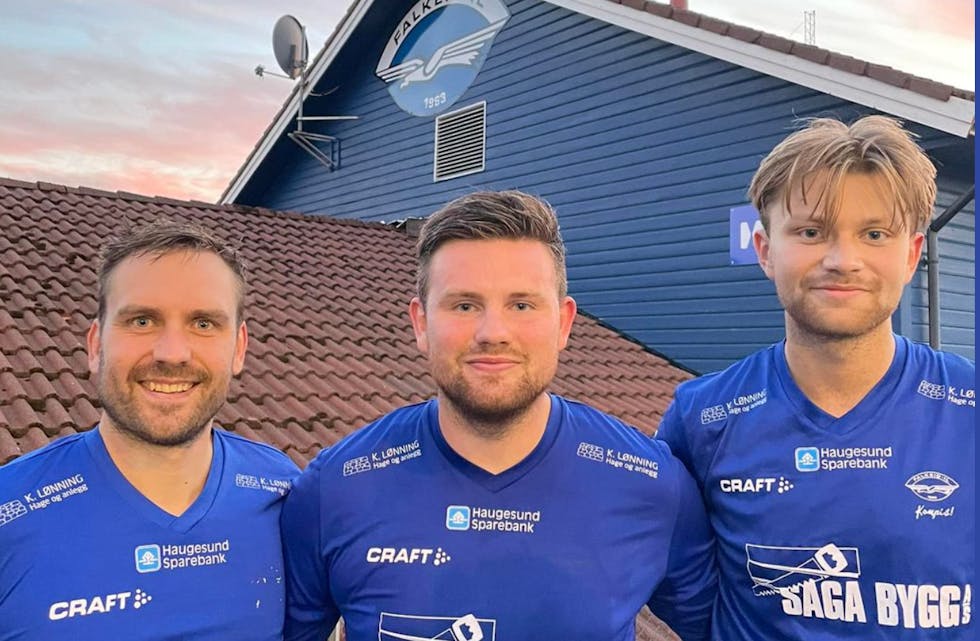 Are Søderlund, Fredrik Svendsen og debutant Marius Fiskaaen.