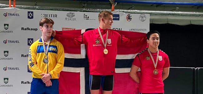 Det ble 3. plass på Nordisk Ungdom og Junior 2022 på Island for Stefan Rønnevik