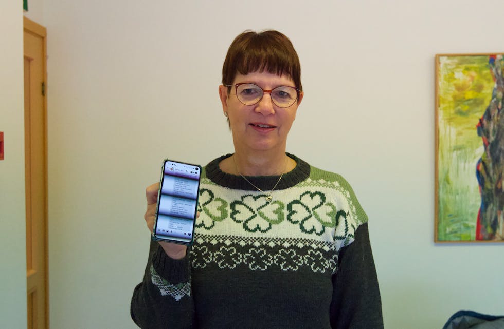 Åse-Berit Apeland Rolland.
Foto: Alf-Einar Kvalavåg