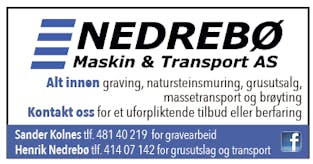 Nedrebø Maskin & Transport logo