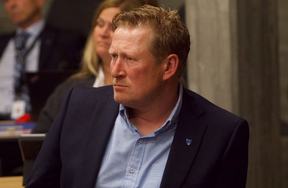 Sven Ivar Dybdal er ordfører i Tysvær de neste ukene i fraværet til Sigmund Lier. I dag ledet han formannskapet. Foto: Alf-Einar Kvalavåg