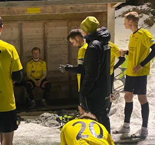 Skjold leder 3-0 til pause i en treningskamp mot Stegaberg. Foto: John Inge Ulvøy