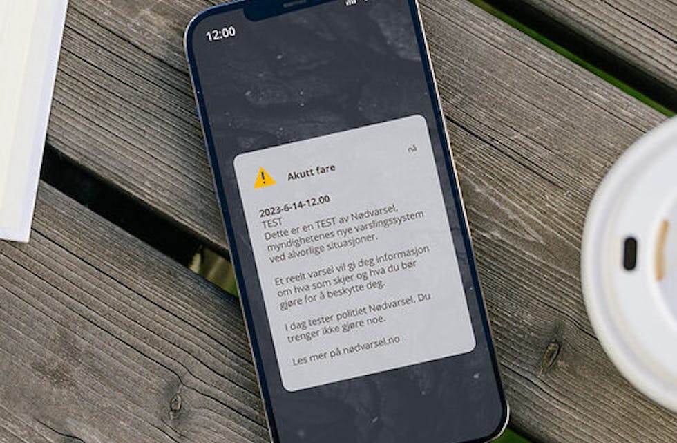 DSB og Politiet ber befolkningen forberede seg på omfattende varslingsprøve 14. juni klokken 12.