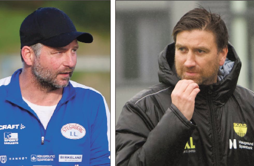 Kent Michael Bøe og Thormod Ness vil at ein skal sjå på rekrutteringa til Tysvær-fotballen. Foto: Alf-Einar Kvalavåg