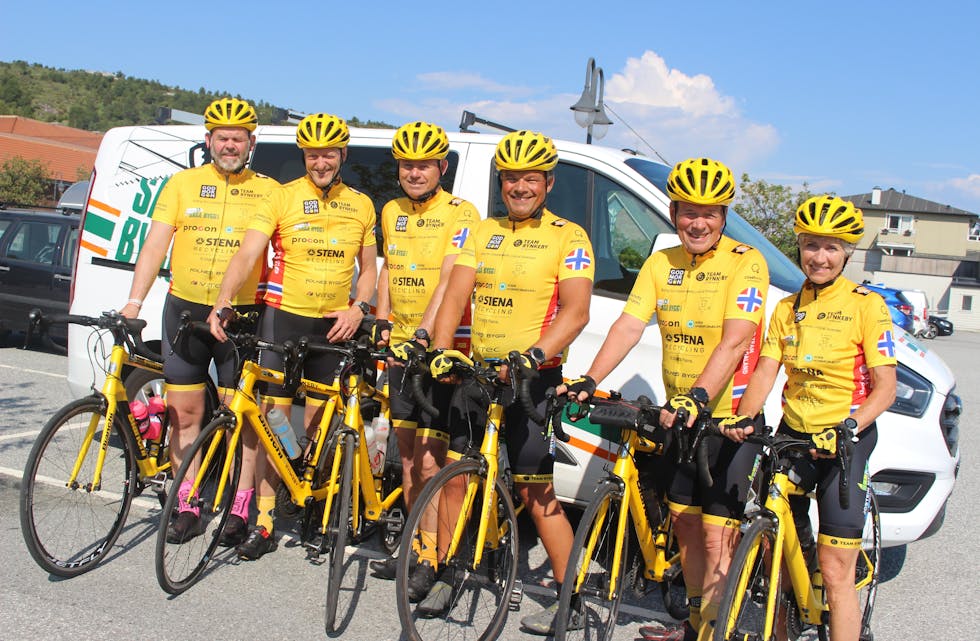 Jan Michael Leifsen, kaptein, Kjell Ekornrud, Narve Susort, Trond Fludal, Johannes Kolnes og Bodil Kolnes.
Foto: Marit Tvedt