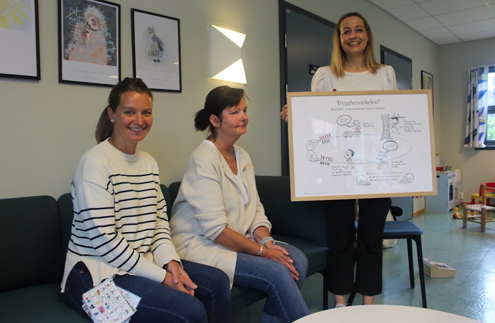 Kurshaldarar: Frå venstre Marianne Tjoland, spesialpedagog, Monica Førland, helsesjukepleiar og Kjerstin W. Hagland, seksjonsleiar helsestasjon- og skolehelsetenesten.
Foto: Marit Tvedt