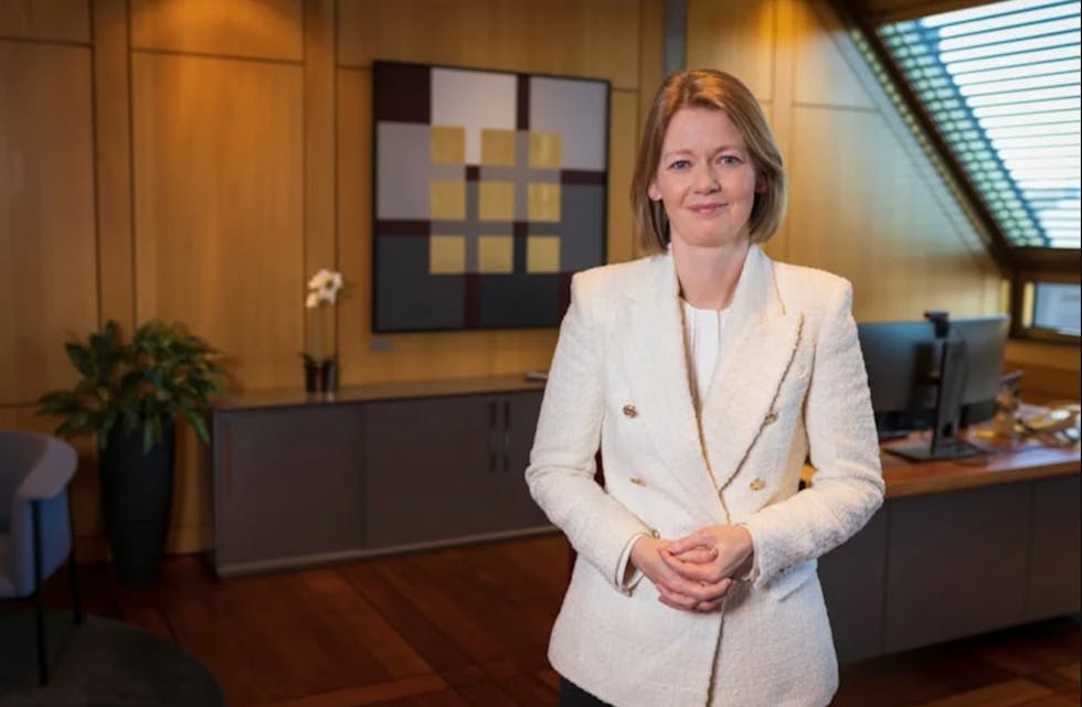 Går det som vi nå tror, setter vi styringsrenten videre opp i september, sier sentralbanksjef Ida Wolden Bache. Foto: Nils S. Aasheim/Norges Bank