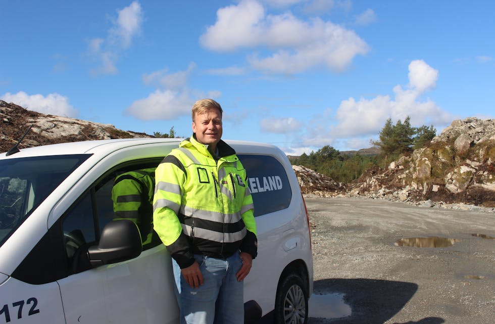 Kai Peder Birkeland er eigar av Birkeland AS og har nå fått ein stor kontrakt på utvikling av tomteområdet på Skeiseid, som er eigd av Skeiseid Utvikling/Berge Sag AS.