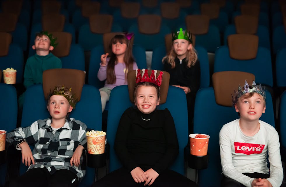 Bilder fra kinobursdag på Tysvær kino. Foto: Nina Pedersen