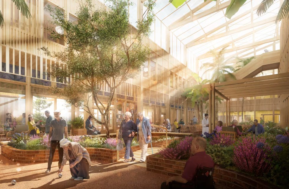 Tysvær kommune har vært tydelige på sine ønsker både for funksjoner og tekniske krav i tillegg til estetikk og samspill med omkringliggende bygg. Ill: Sweco