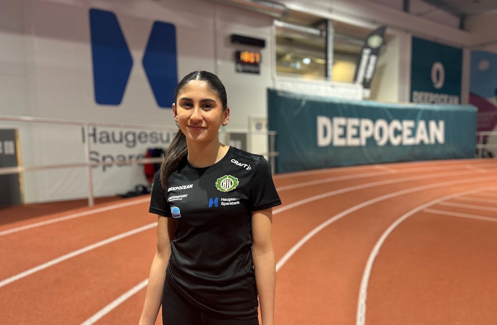 Lavina Wågen Husby (13) fra Førre er landets nest beste sprinter i sin klasse. Nå vil hun satse videre.