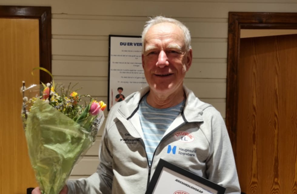 Stegaberg IL med nytt æresmedlem: Edvard Kydland