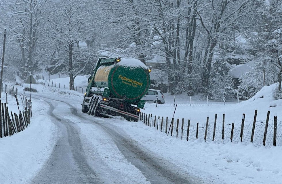 Utforkjøring
Tysværvågvegen, 200 m fra skolen Tysværvåg retning Førland i ettermiddag.