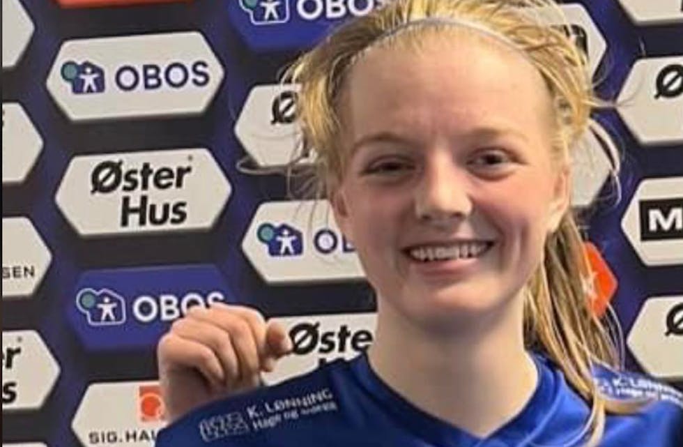 Ine Mari Sælevik Nyborg og damelaget til Falkeid/Skjold og Vard vant over Skudenes.