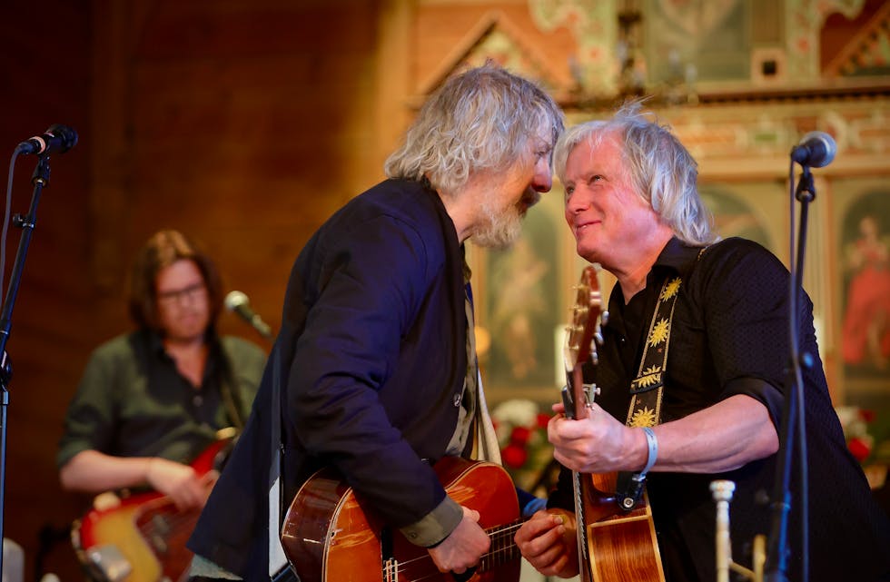 For noen typer og for en konsert. Jan Toft og Torbjørn Økland satte en ny standar for pinsekonsertene. Foto: Alf-Einar Kvalavåg