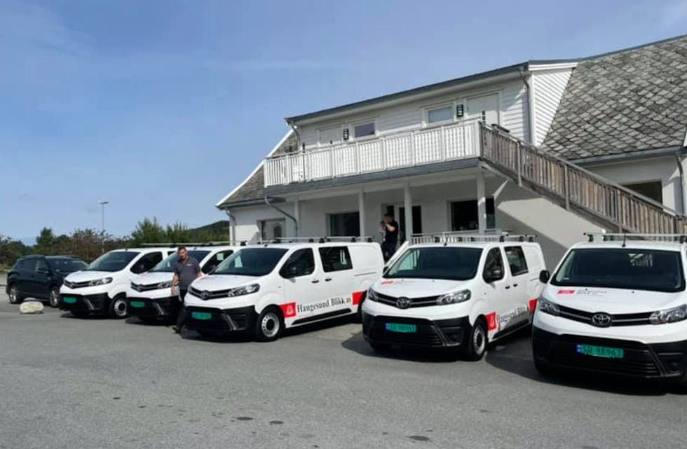 Haugesund Blikk ligger like ved E134 og kirken i Førre. Nå ønsker de tips etter tyveriet i natt.