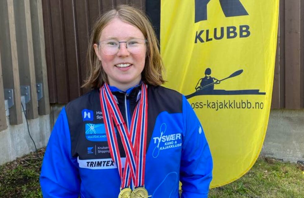 Elis Erland ble i helgen norsk mester i maratonpadling og på den kortere varianten short track i Moss.
