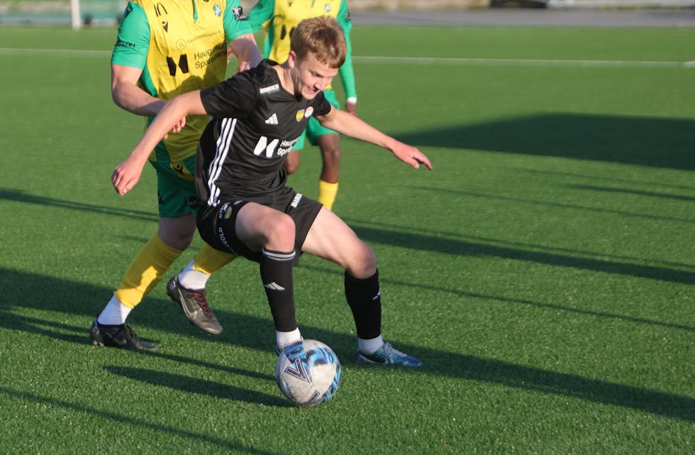 Kveldens kaptein Birger Strand Sandsgård setter etter hvert både 1-0 og 2-0. Arkivfoto: Alf-Einar Kvalavåg
