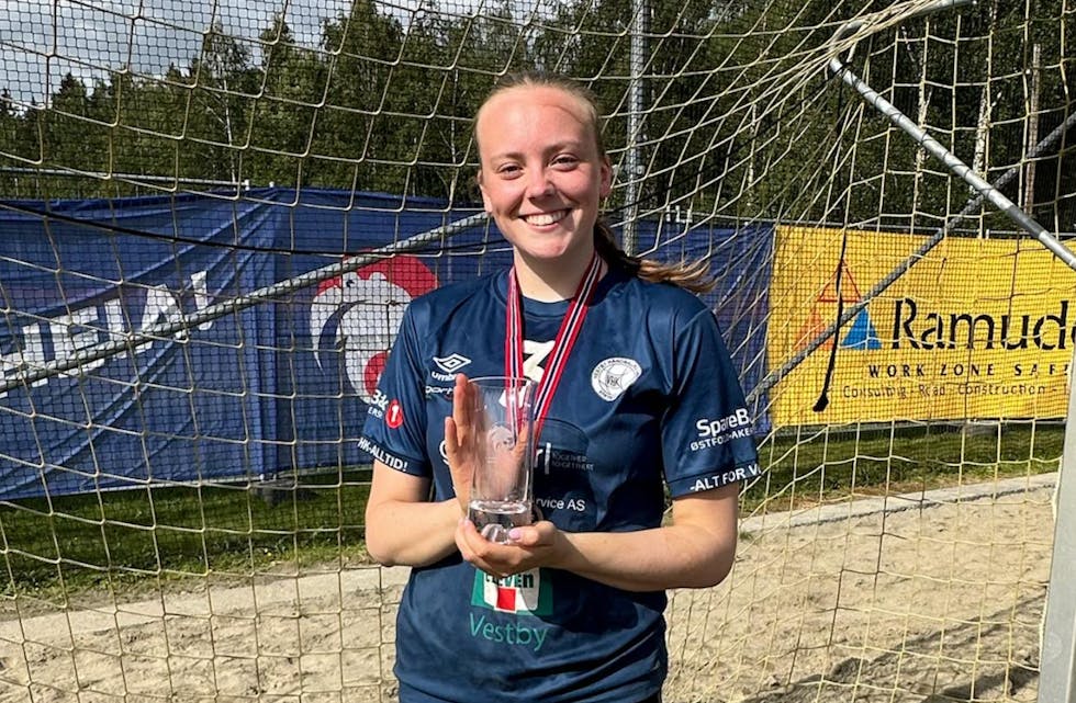 Lisa Bustad Pedersen frå Skjoldastraumen var med på bronselaget til Vestby.