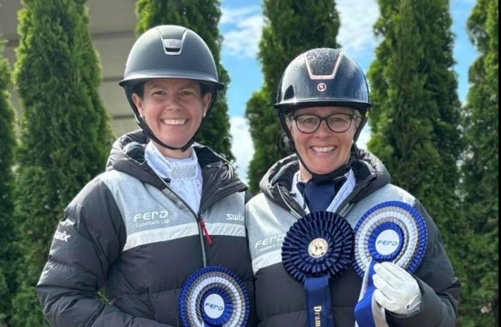 Tonje Apalen-Velde og Ellen Suhr Ydstebø deltok i finalen Ferd Comebackcup.