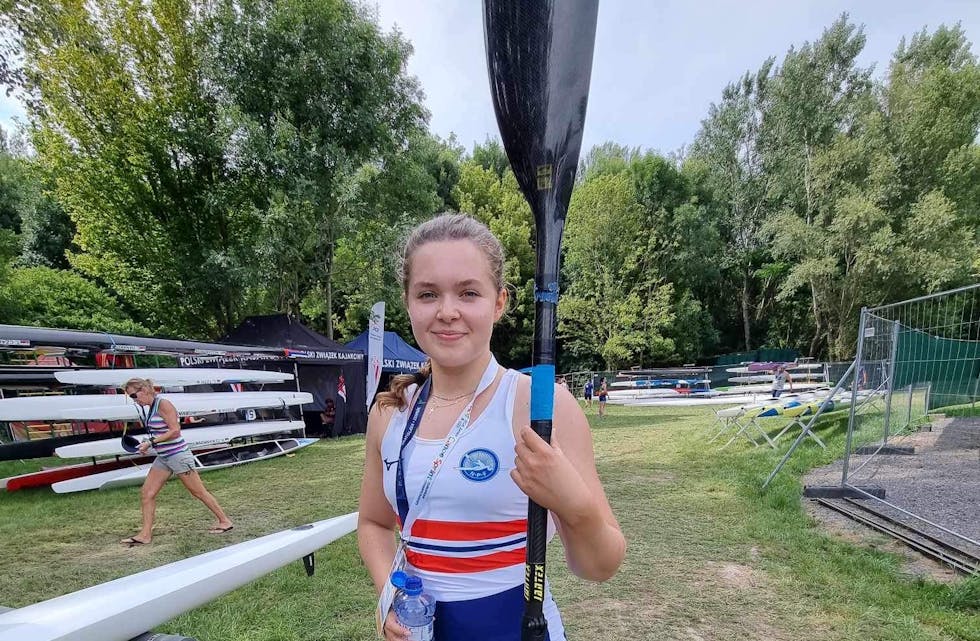 Vilma Fjeldheim kjente på både, stolhet, glede og nerver under EM i kajakk.