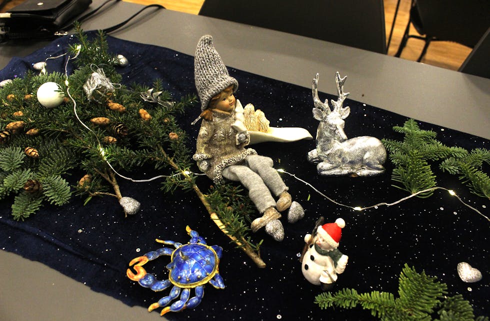 Det er mange fine skattar å finne når julepynten kjem fram..