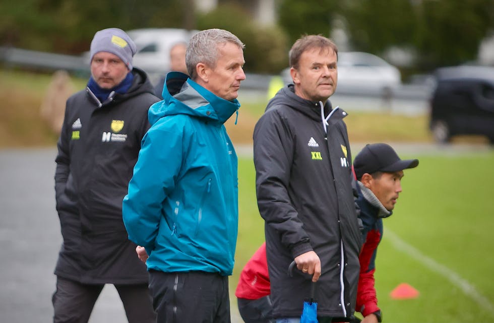Kent Michael Bøe, Sigbjørn Tysvær, Kjell Åge Kallevik og Geir Osmundsen har hatt suksess med Skjold/Stegaberg det første vanskelige året som ett lag. Foto: Alf-Einar Kvalavåg