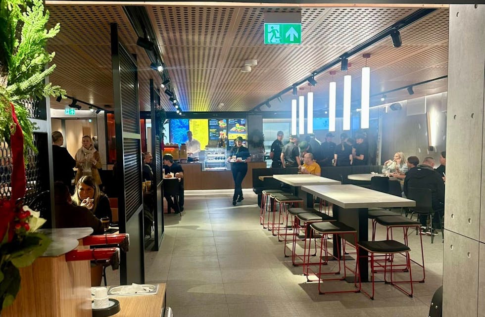 Klokken 12 i dag kan alle som vil sjekke ut McDonald`s i Aksdal. Foto: Aksdal Senter