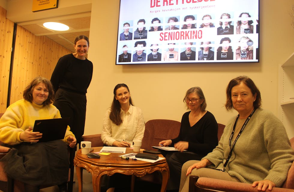 Dei arbeider saman for lokalmaten Lene Røkke Mathisen, Ingvild Haugen, Eileen Selland, Bente Marie Johansen og Anne Dagsland.
Foto: Marit Tvedt