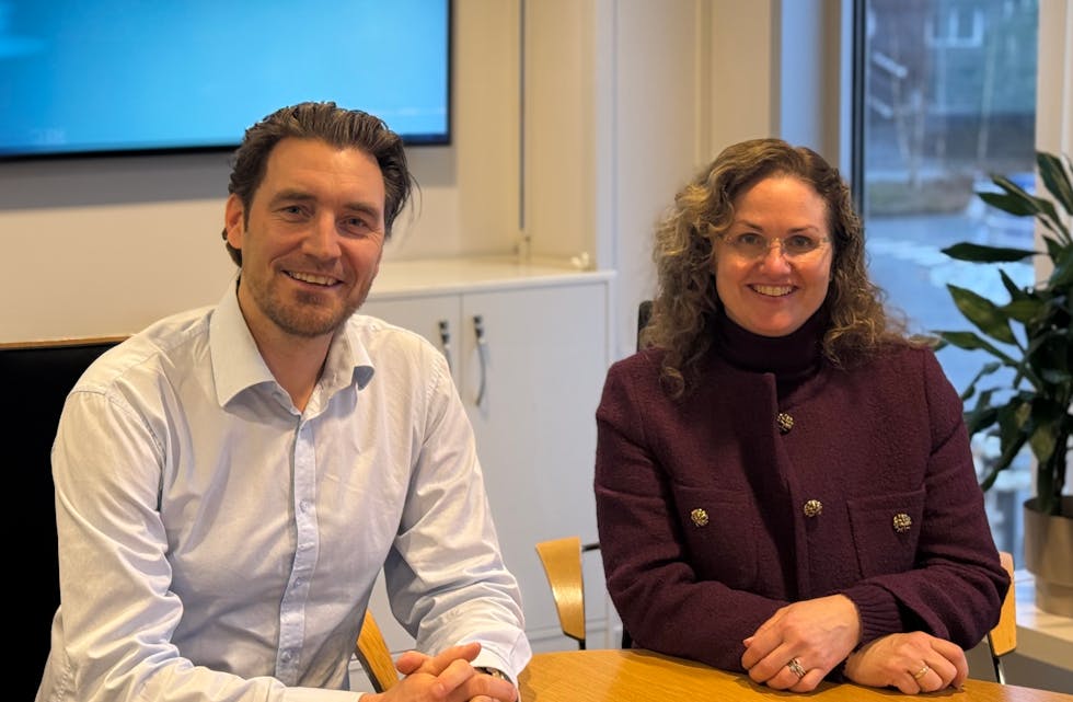 Andreas Knutsen og Ingunn Iveland i Imenco.