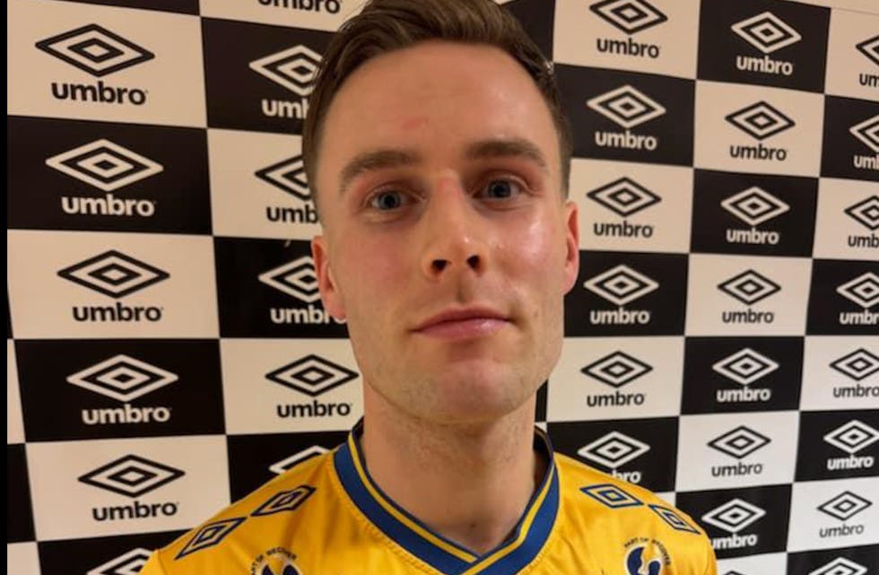 Nysignering Håvard Hovland. Foto: Djerv 1919