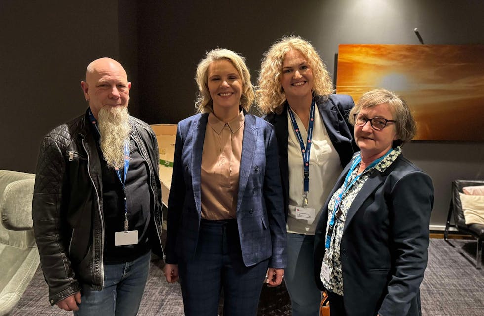 Fra venstre: Rolf Aksdal, Sylvi Listhaug, Liv Johanne B. Huglen og Randi Rettedal