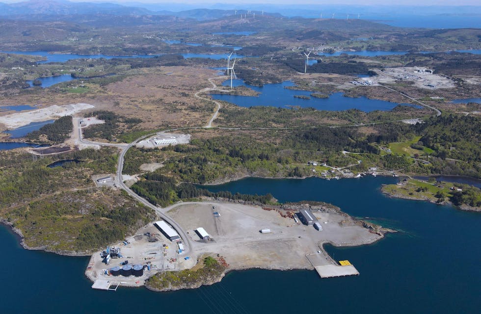 Siva, det statlige selskapet for industrivekst, vil investere 250 millioner kroner i Haugaland Næringspark for å akselerere utviklingen av industriarealer på Gismarvik. Foto: Haugaland Næringspark