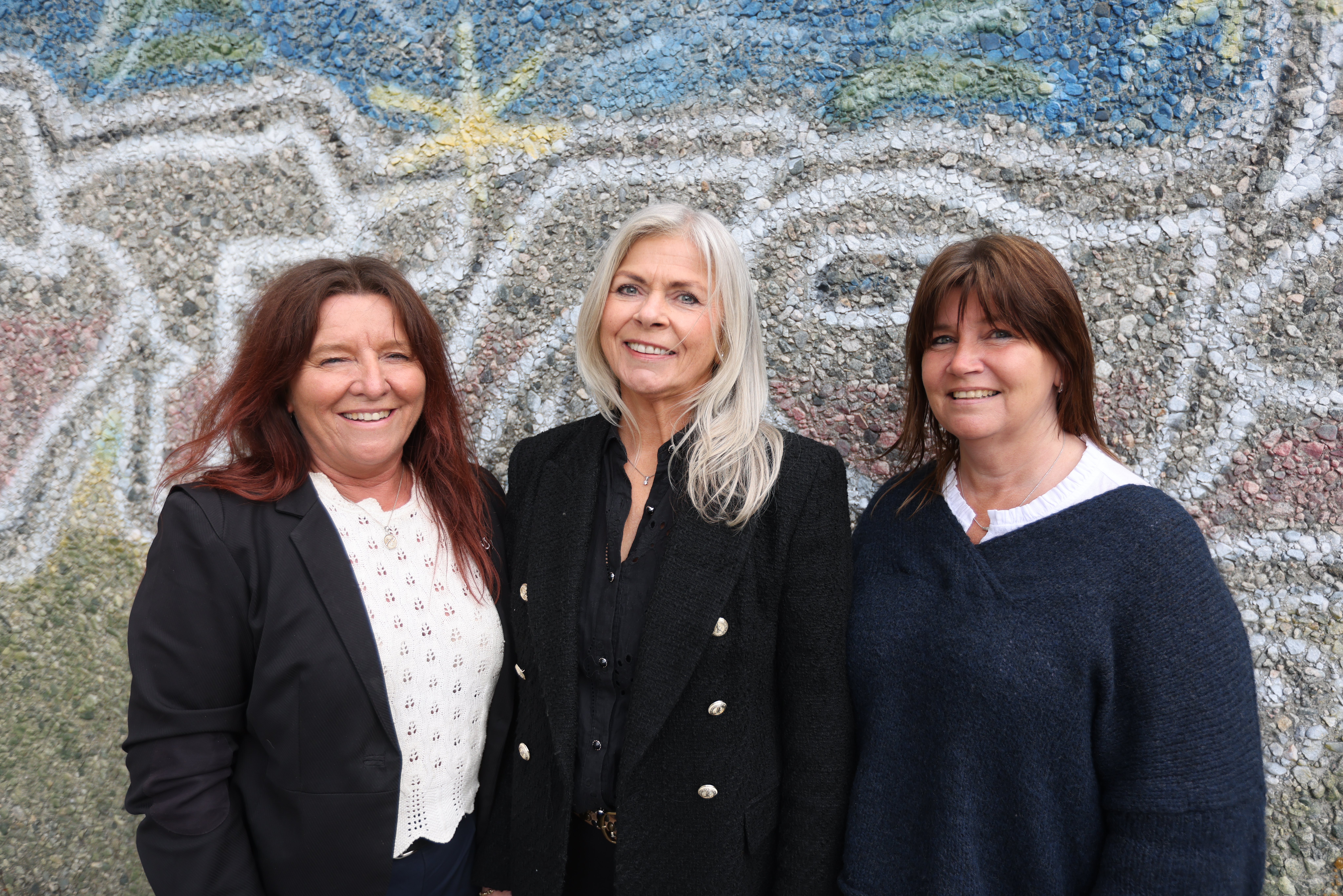 Modgunn Sandvik, barnehagesjef - Alfhild Øvstedal Skogen, hovedtillitsvalgt Utdanningsforbundet - Bente Irene Førland, hovedtillitsvalgt Delta/Skolelederforbundet 