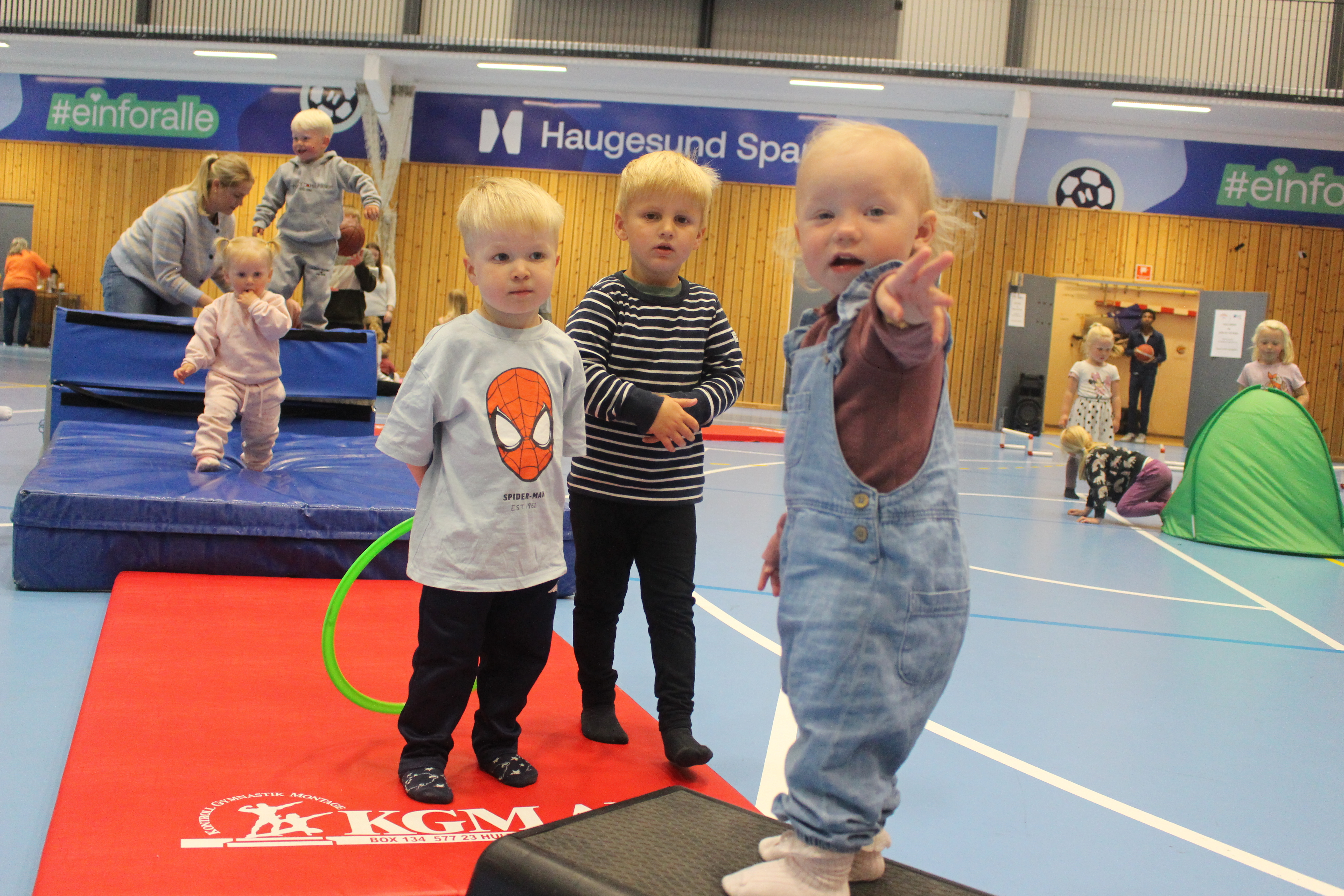 Sjå, eg klarer å balansere!