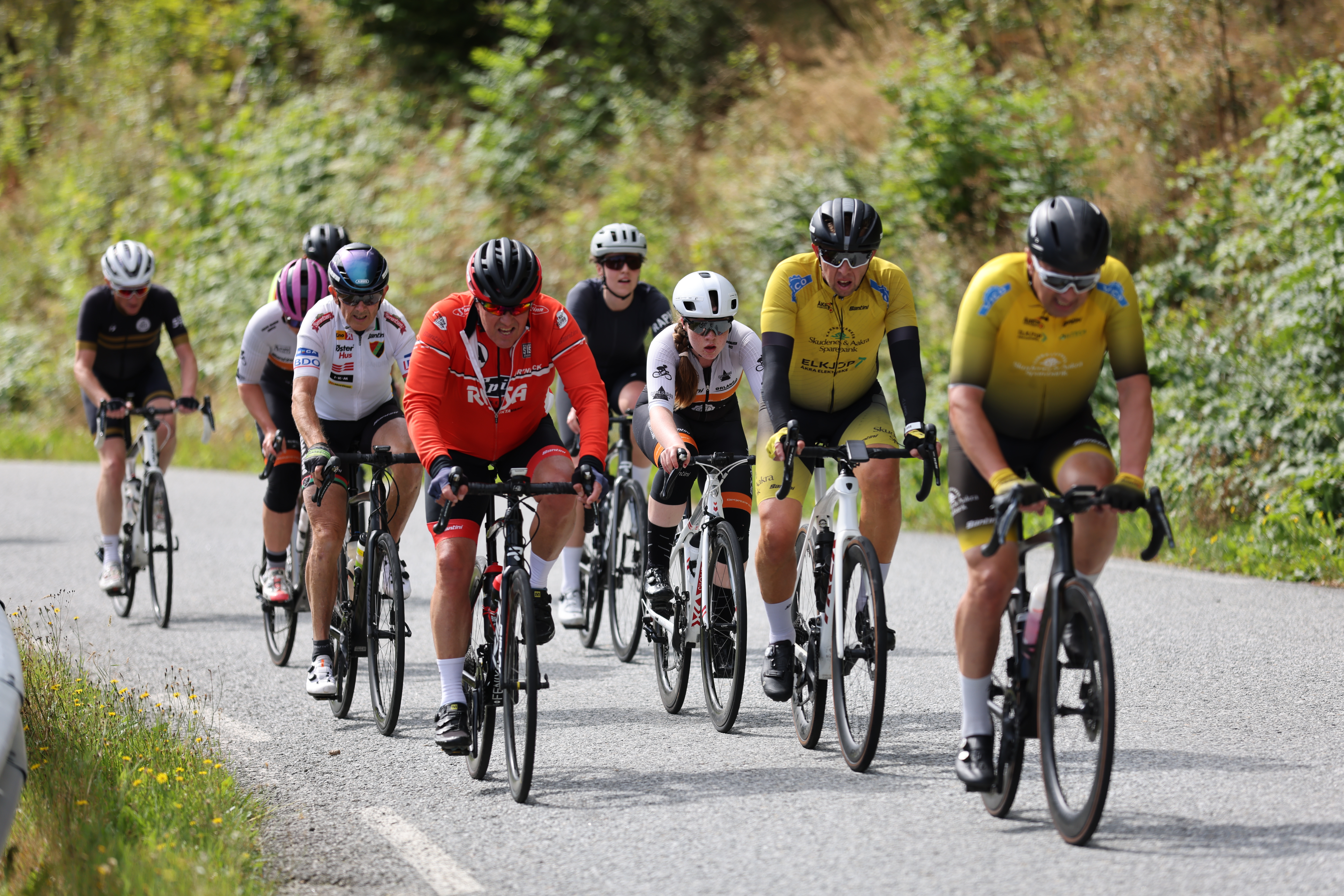 Svinalidbakken er en utfordring for de fleste. Foto: Alf-Einar Kvalavåg