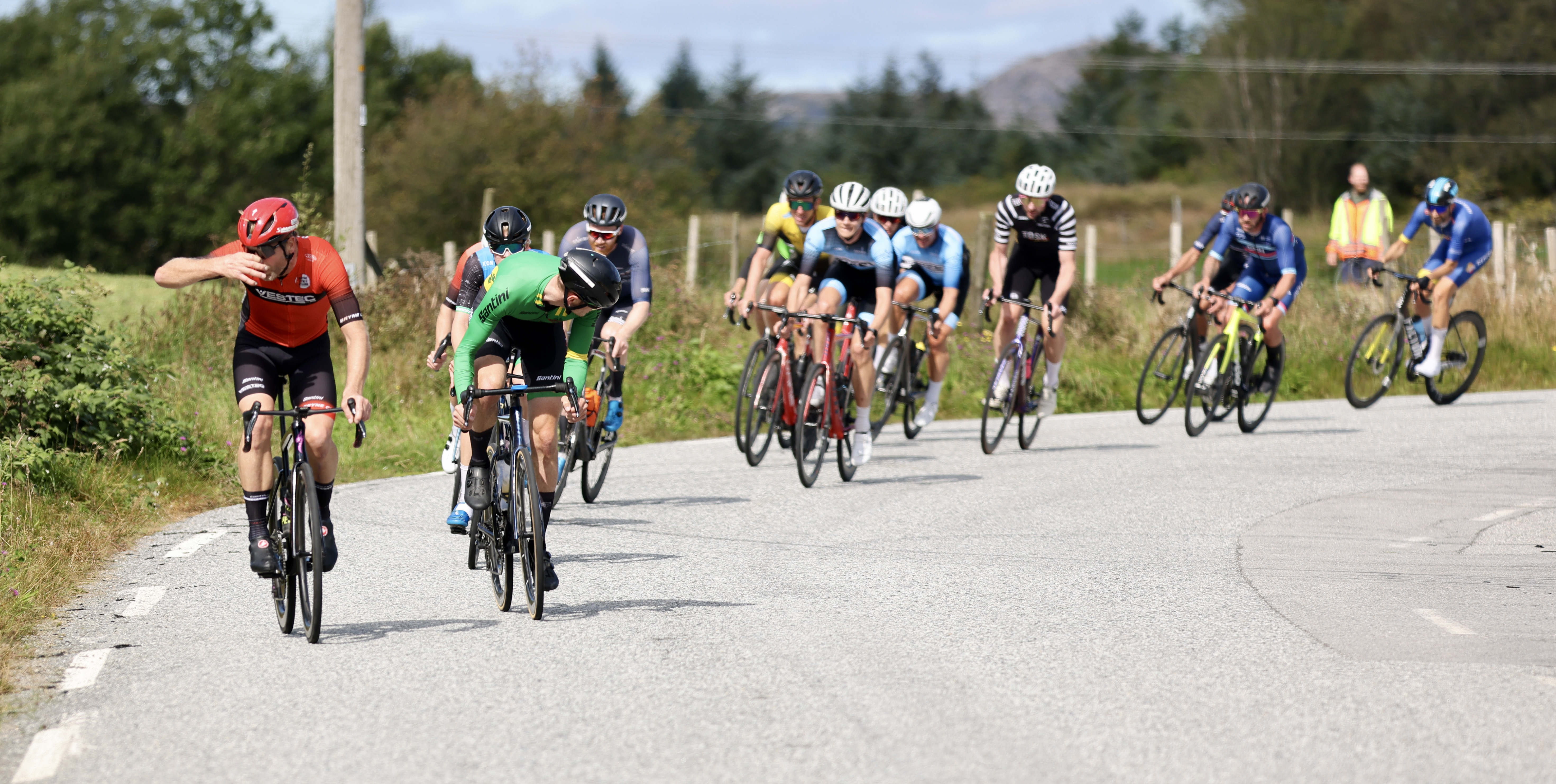 Ferdige med Nes-runden og på vei tilbake mot Søre-Tysvær.