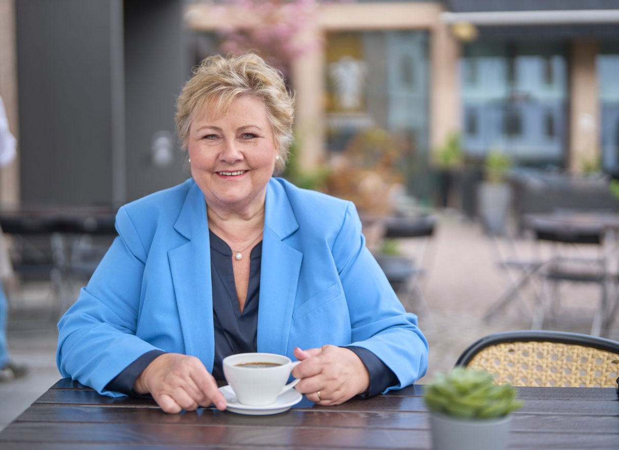 Erna Solberg, Høyres leder og statsministerkandidat. Foto: Høyre