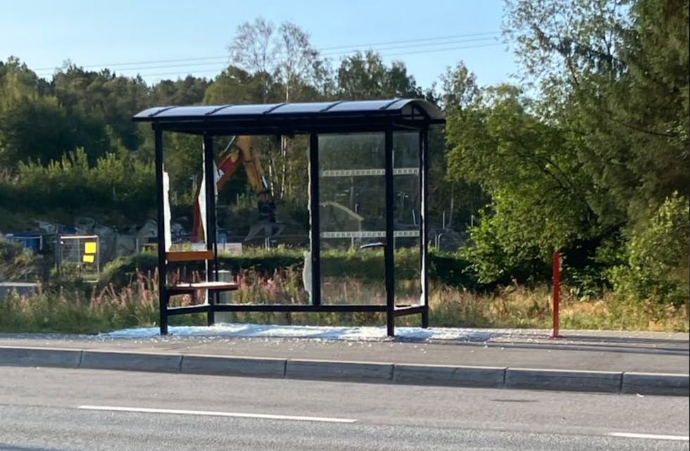 På Frakkagjerd så det slik ut tidligere i høst. Nå har skjedd ved Førre skole.. Arkivfoto: Marit Tvedt