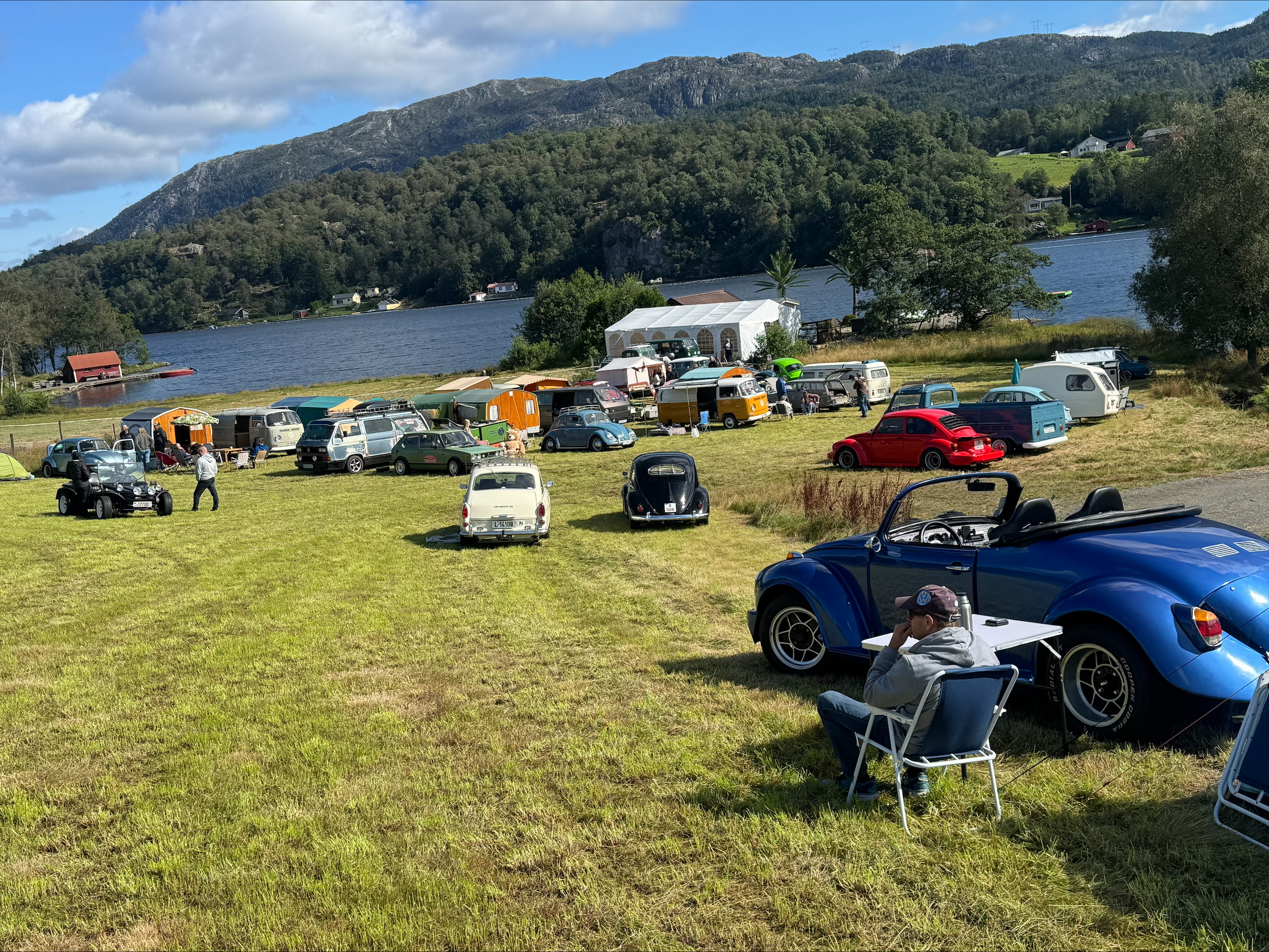 Kortreiste VW’ar og langvegsfarande var samle i Straumen sist helg.