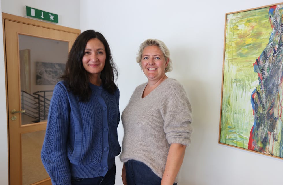 Nora Rambøl og Therese Nesheim ser fram til fagdagen og møte med føresette i Tysværtunet, der kommunikasjon mellom barn og vaksne står på agendaen. Ein utfordrande bit av vere den vaksne både heime, i barnehagen og på skulen.