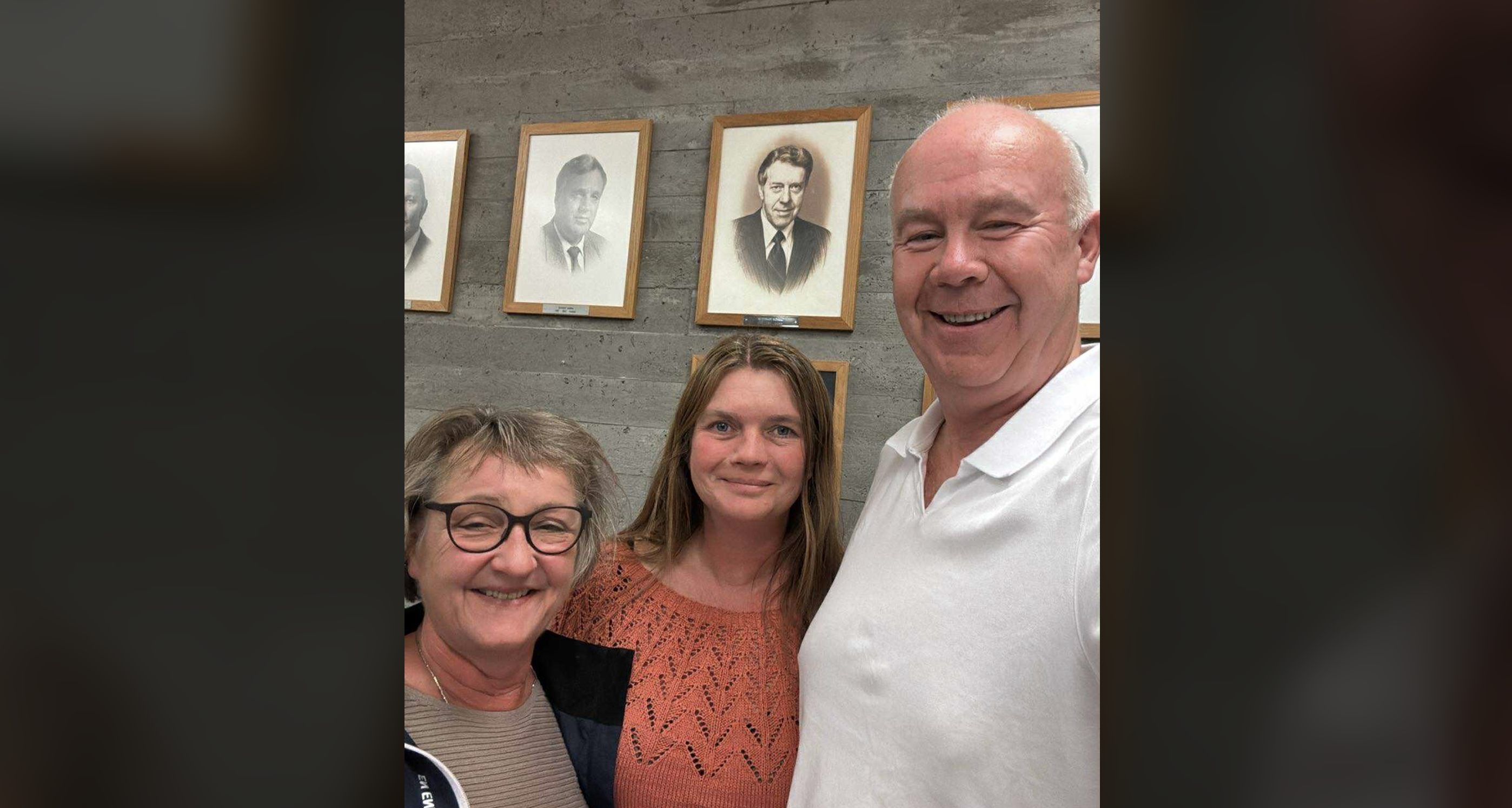 Denne trioen kan glise over fantastiske resultat både på landsbasis, i Rogaland men ikke minst i Tysvær. Fra venstre Randi Rettedal, Silje Gangstø og Lars Birger Baustad.