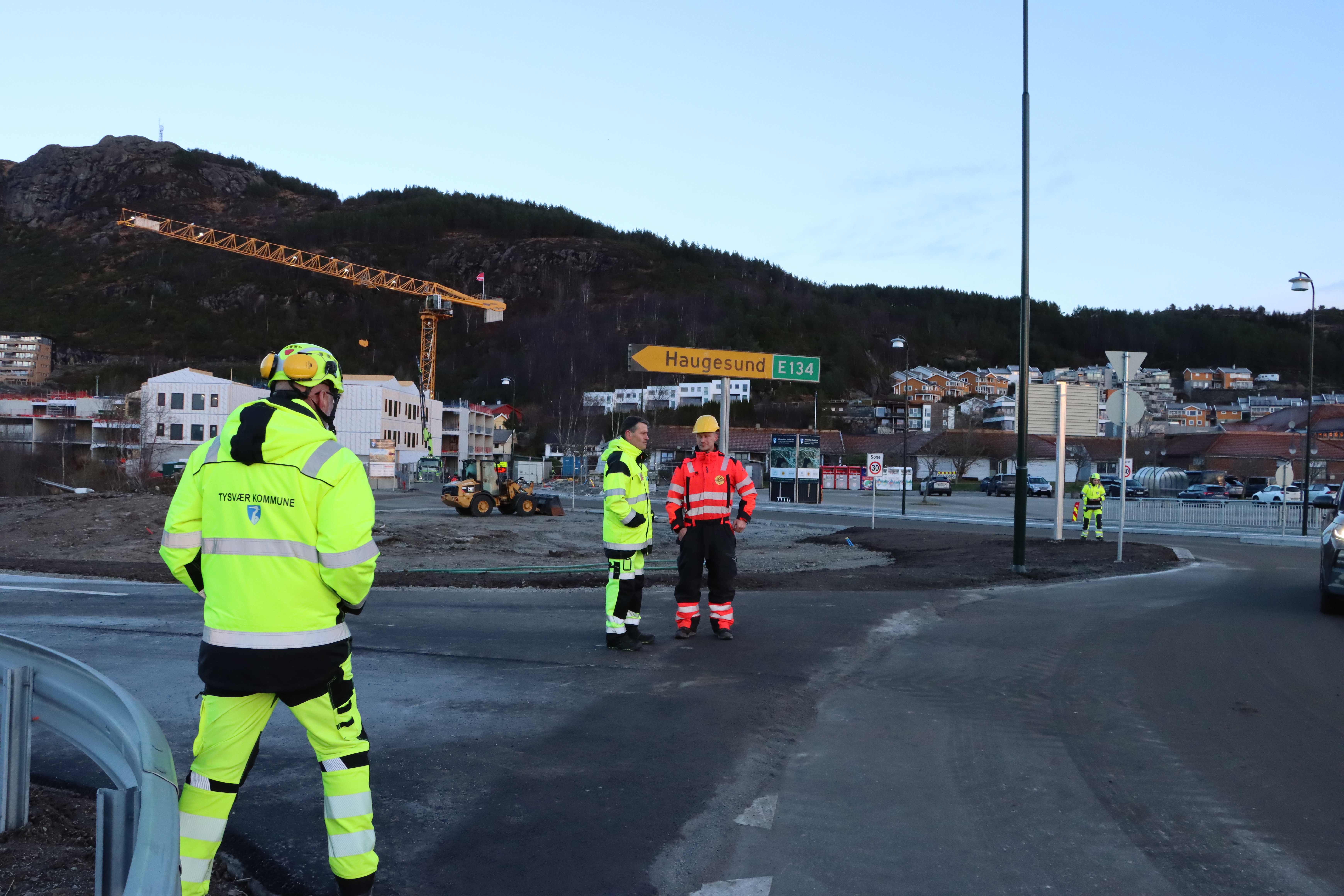 Onsdag ble deler av veinettet åpnet.