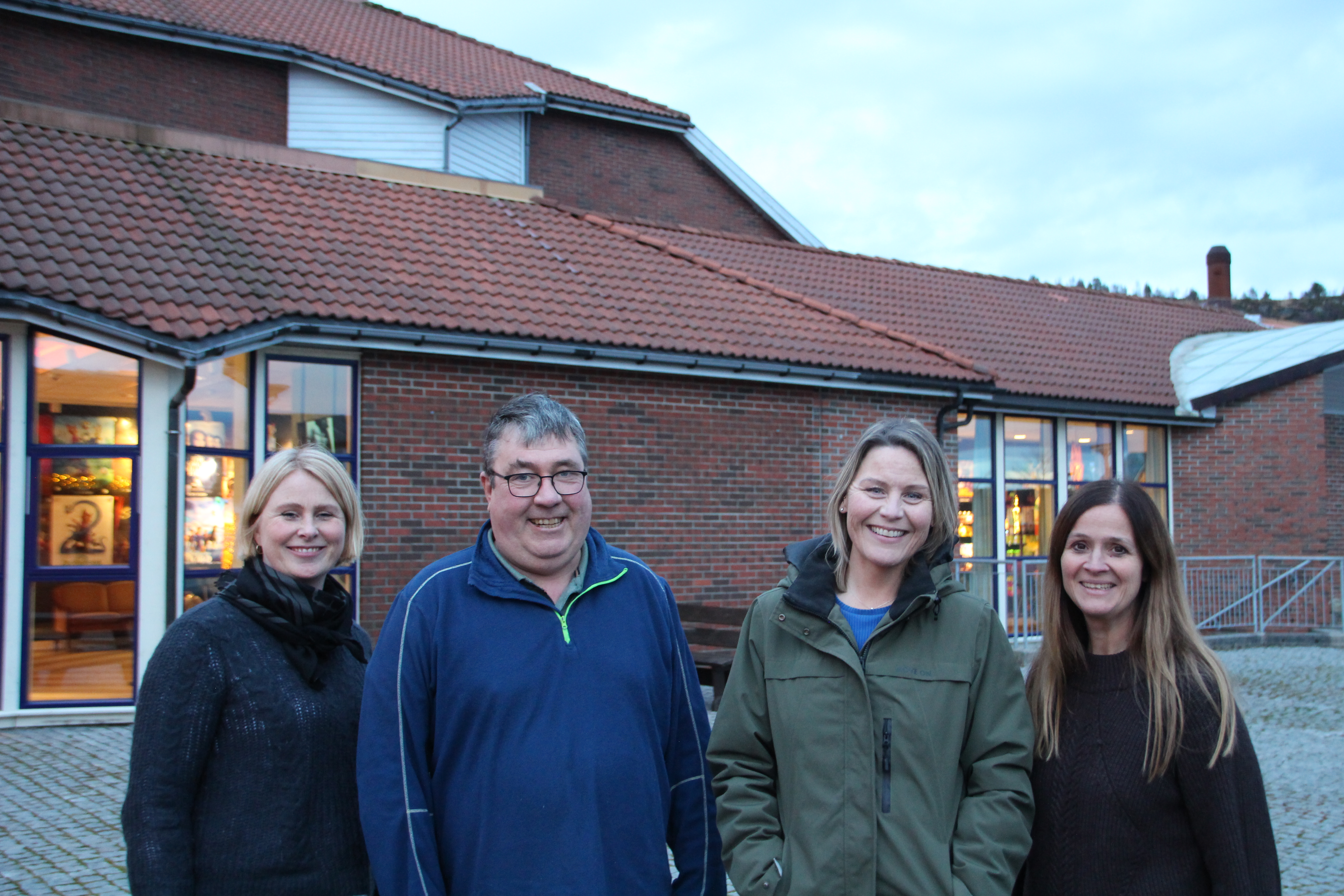 Disse fire får Tysværdagen i gang igjen: Fra venstre Ingeborg Åsland og Per Willy Rullestad i Tysvær Idrettsråd, og Kristin Tellefsen og Maren Økland i Tysvær Kulturråd.