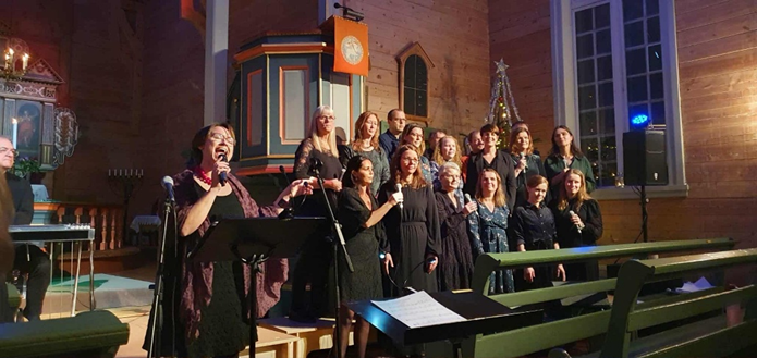 Julakoret på Nedstrand er ein sterk tradisjon.