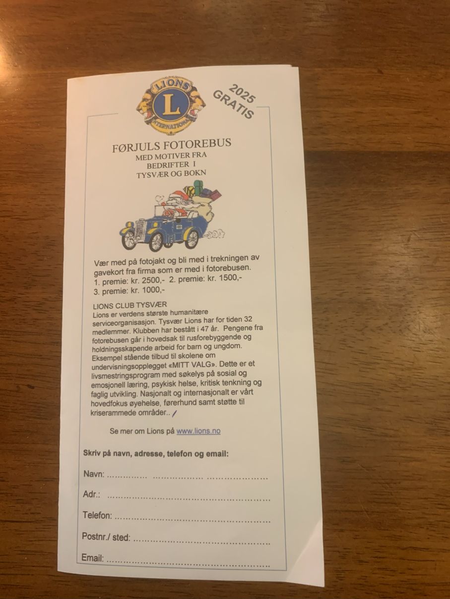 Slik ser årets julerebus ut.