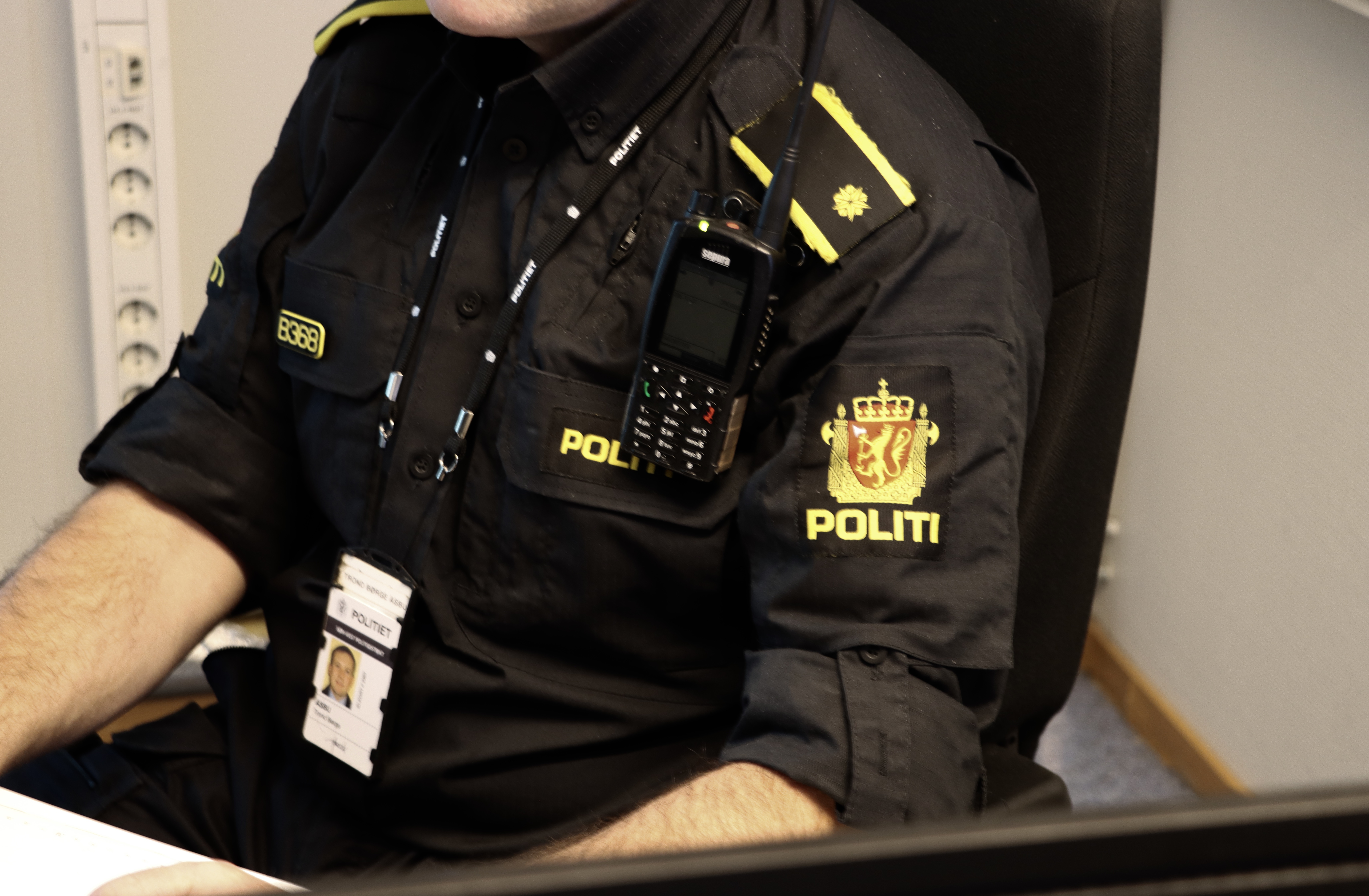 Vaktsjef i Haugesund. Illustrasjonsbilde. Foto: Malene Sørensen Lundberg. Januar 2026. Haugesund politistasjon. Kan gjenbrukes.