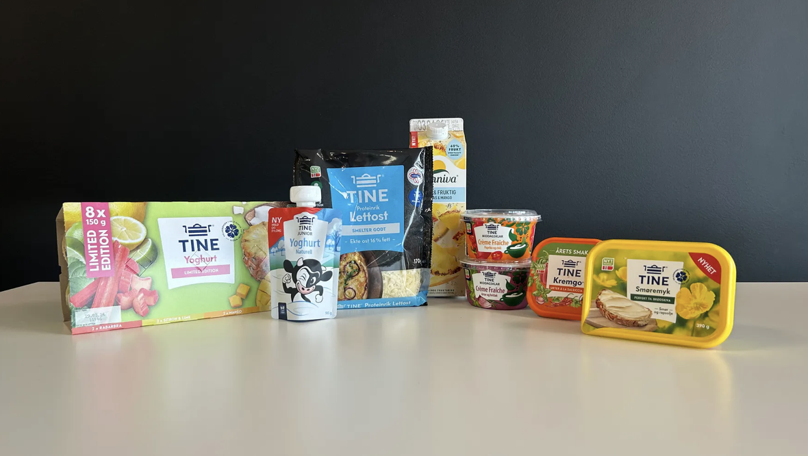 Dette er produktnyhetene fra Tine.