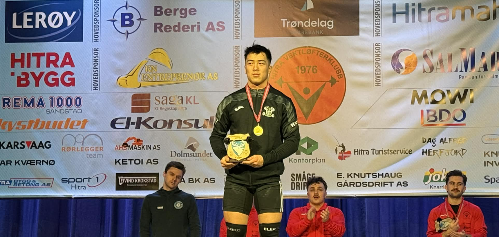 Det ble ny norsk rekord og NM-gull på Stefan Rønnevik i rykk i dag. Foto: Privat