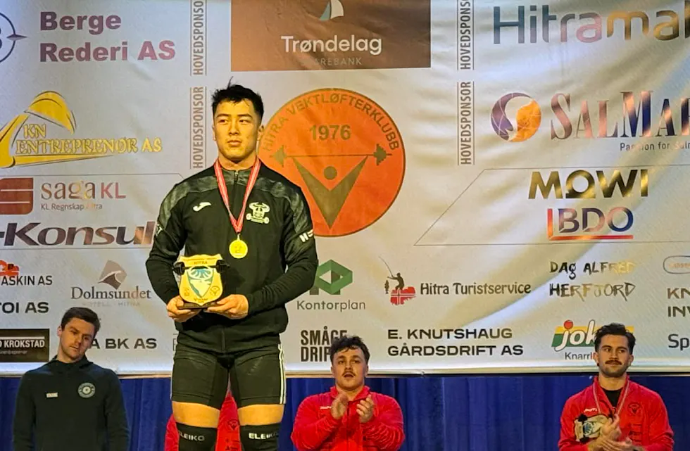 Det ble ny norsk rekord og NM-gull på Stefan Rønnevik i rykk i dag. Foto: Privat